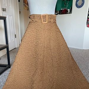 Retro 70s style midi Skirt